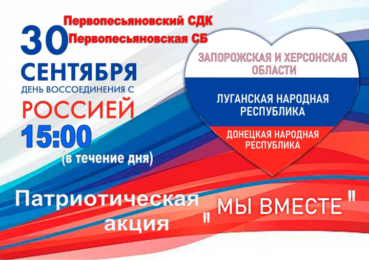Патриотическая акция «Мы вместе»