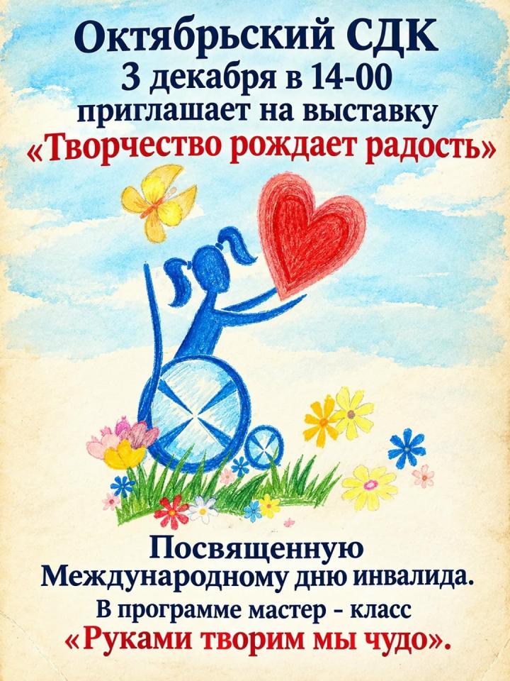Выставка «Творчество рождает радость»