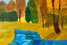 Участие в VIII Международном конкурсе детского рисунка «Моя Россия»