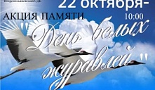 Акция "День Белых Журавлей"