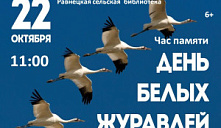 Час памяти «День белых журавлей»
