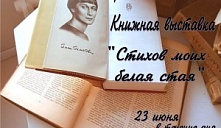 Книжная выставка «Стихов моих белая стая»
